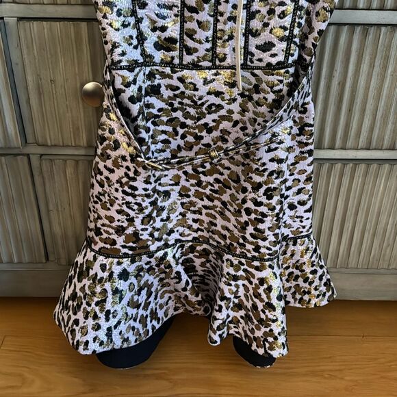 Jonathan Simkhai Lamé Jacquard Bustier Dress size 8 NWT - Picture 9 of 15